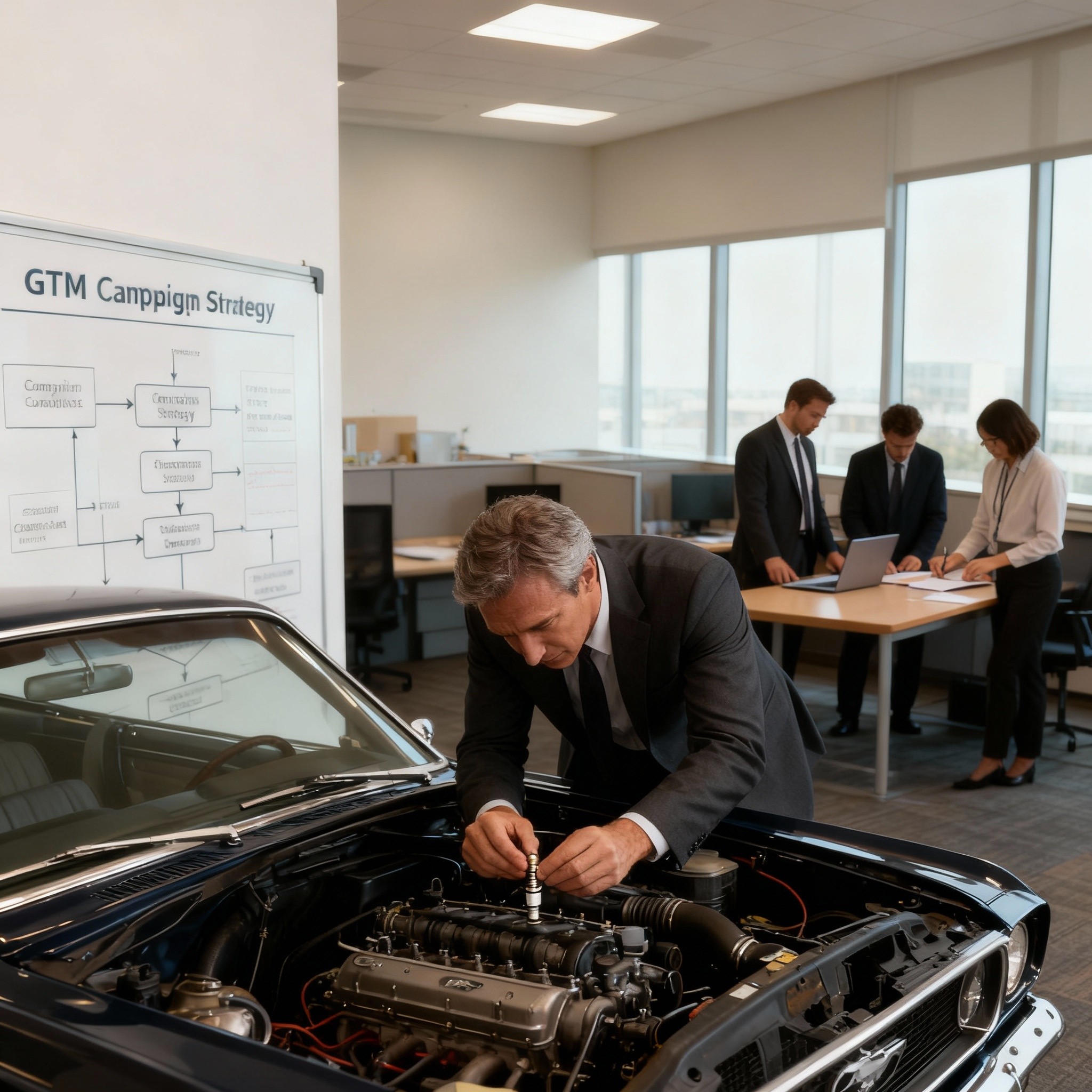 Professional working on CRM optimization