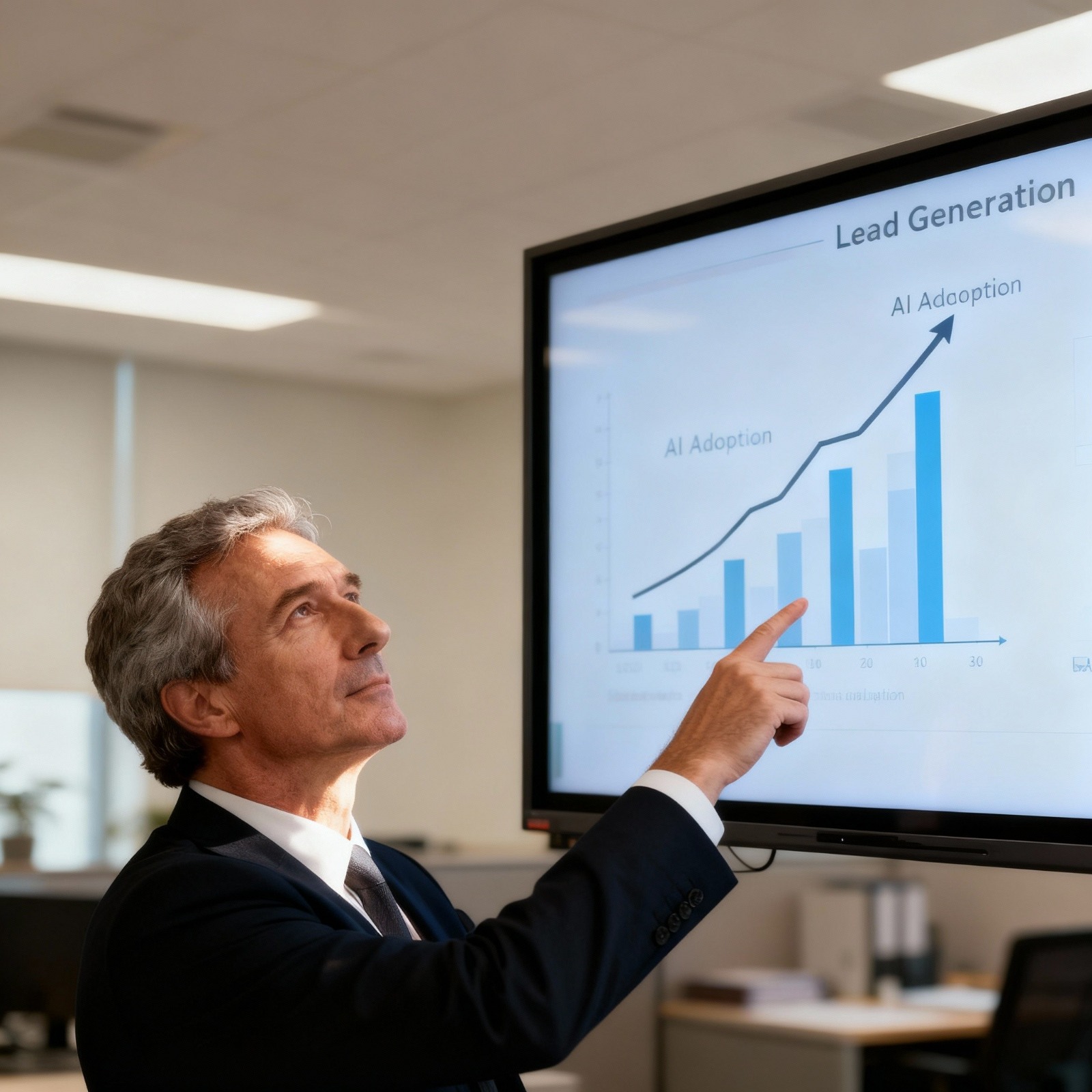 AI adoption in lead generation